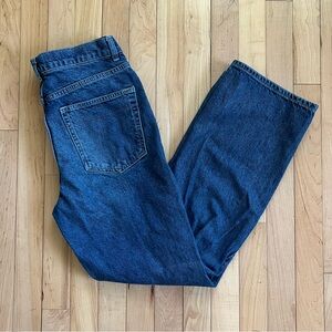 We The Free Free People Denim Button Fly Straight Leg Jeans